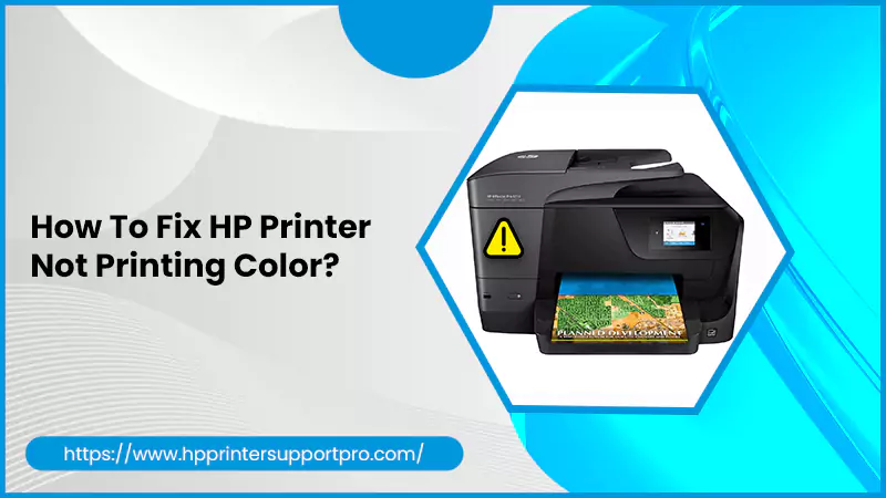 HP Printer Not Printing Color
