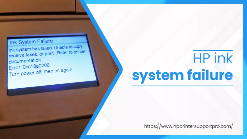 HP ink system failure