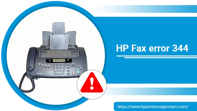 HP Fax error 344