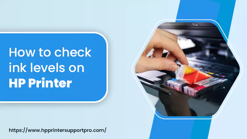 check ink levels on HP Printer
